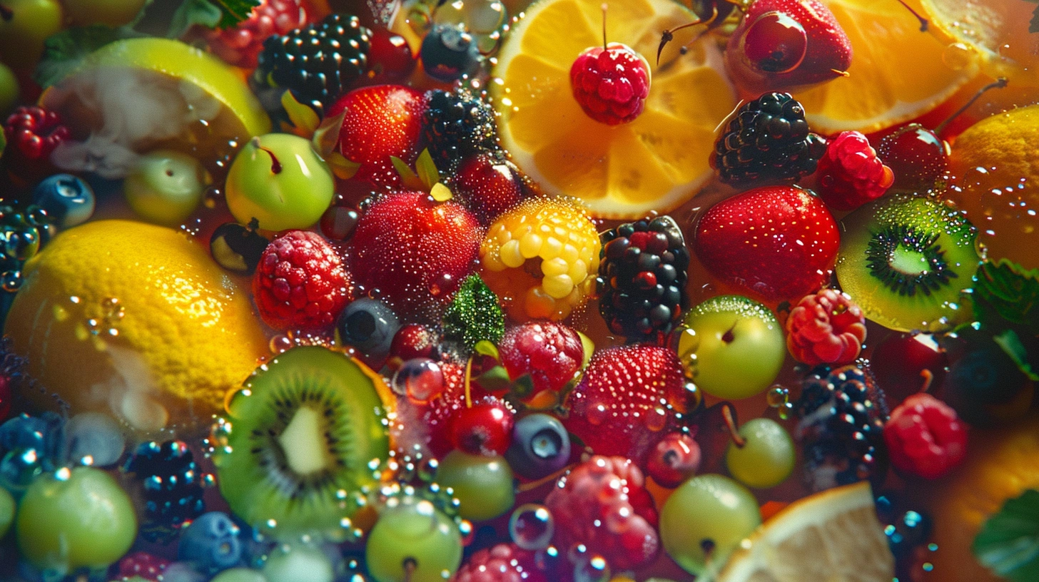 Свіжі фрукти та ягоди